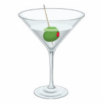 Fun Large Cocktail Party Martini Glass with Olive Standing Photo Sculpture<br><div class="desc">Fun Large Party Martini Glass Photo Sculpture. Stand up prop or sculpture.Transparent Martini Glass with gin or vodka, and green olive on toothpick. Realistic detail. Add humour and fun to any party or theme event as a stand up prop or decoration. A standout conversation piece! Several sizes to choose from....</div>