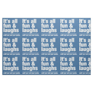 FUN & LAUGHS custom color fabric