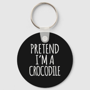 Fun Lazy Halloween Costume - Pretend Im A Crocodil Key Ring