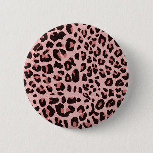 Fun Leopard Print 6 Cm Round Badge