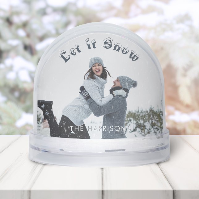 Fun Let it Snow Photo Snow Globe (Creator Uploaded)