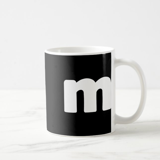 Fun Letter M Groups Halloween Team Groups Costume  Coffee Mug (Right)