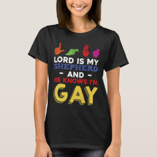 Fun LGBT Gay Pride Month Awareness ASL Sign Langua T-Shirt