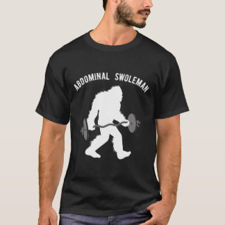 Fun Lifting Yeti Abdominal Swoleman Gift T-Shirt