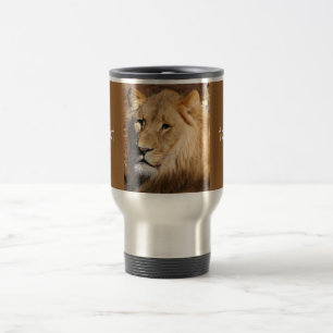 Fun! Lion Travel Coffee Mug Stainless Steel