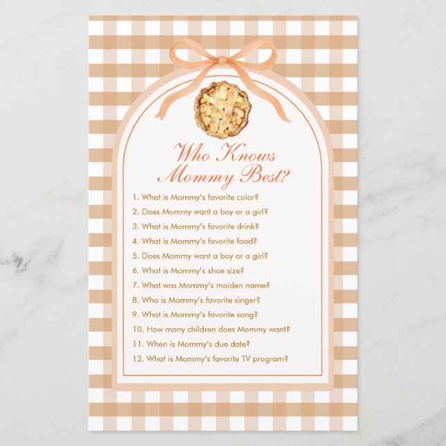 Fun Little Cutie Pie Who Knows Mummy Best Game (Front)