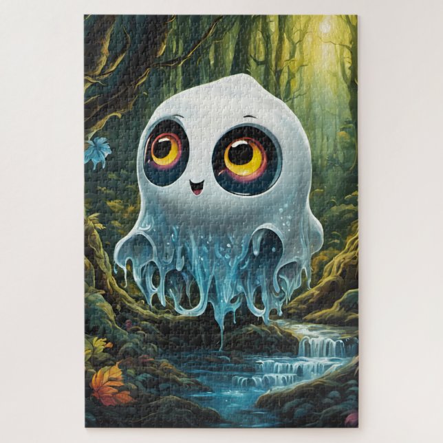 Fun little ghost jigsaw puzzle (Vertical)