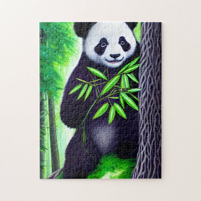 Fun Little Panda Bear Jigsaw Puzzle (Vertical)