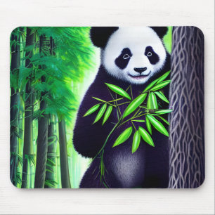 Fun Little Panda Bear Mouse Mat