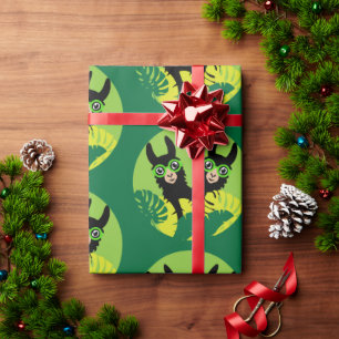 Fun Llama Alpaca Best Friends Wrapping Paper