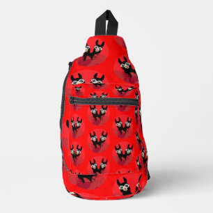 Fun Llama Alpaca Home Sling Bag