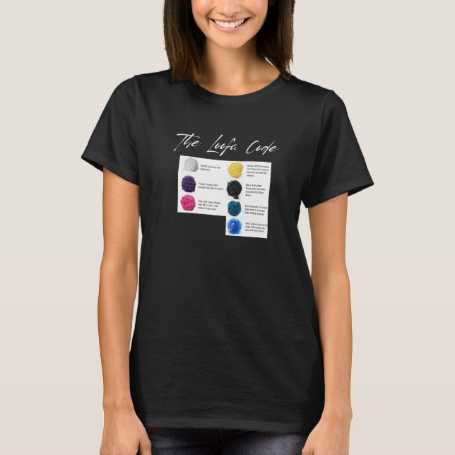 Fun Loofah Apparel The Loofa Code  1 T-Shirt (Front)