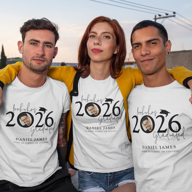 Fun Look who's Graduated Photo Graduation T-Shirt (Creator Uploaded)