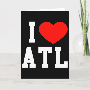 Fun Love Atlanta Georgia Souvenir Vacation Atl Gif Card