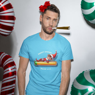 Fun Low Energy Elf Progress Bar T-Shirt