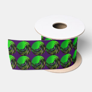 Fun Mable Swirl Ribbon Satin Ribbon