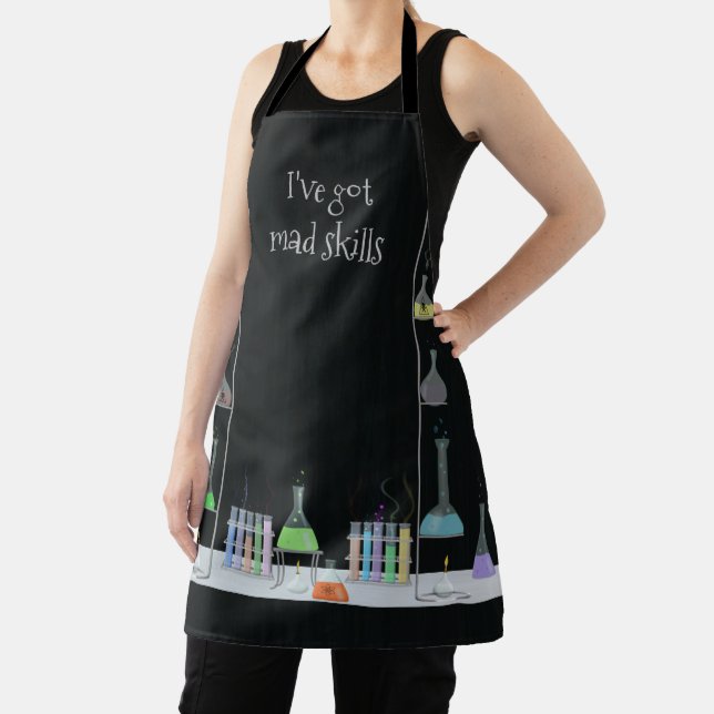 Fun Mad Scientist Lab Design Apron (Insitu)