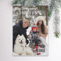 Fun Magazine Cover Style Christmas Photo