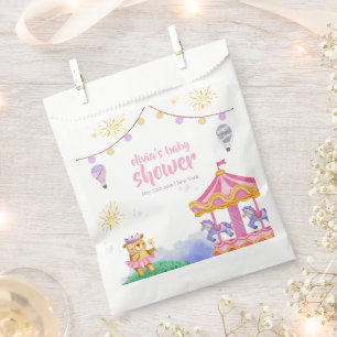 Fun Magical Hot Air Balloon Carousel Baby Shower Favour Bags