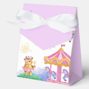 Fun Magical Hot Air Balloon Carousel Baby Shower Favour Box