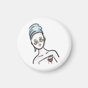 Fun, magnet, friday night in theme magnet