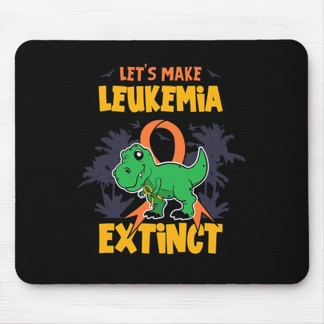 Fun Make Leukaemia Extinct Design  Mouse Mat (Front)