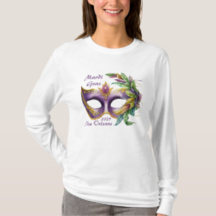 Fun Mardi Gras Mask Woman's T-Shirt