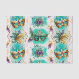Fun Mardi Gras Masks Tissue Paper