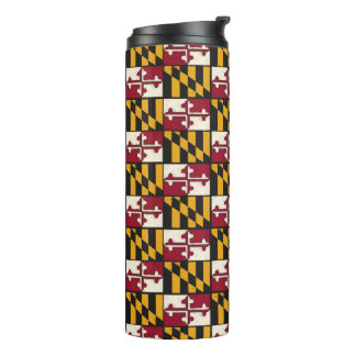 Fun Maryland State Flag Swag Thermal Drink Tumbler