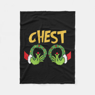 Fun Matching Chestnuts Couples Christmas Family Ho Fleece Blanket
