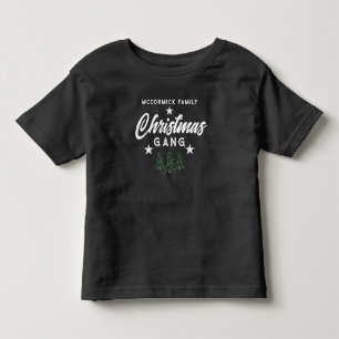Fun Matching Christmas Tree Family Personalised Toddler T-Shirt