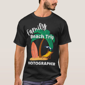 Fun Matching Family Beach Road Trip Cool PHOTOGRAP T-Shirt