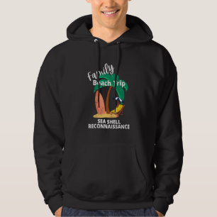 Fun Matching Family Beach Road Trip Sea Shell Reco Hoodie