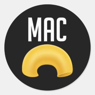 Fun Matching Macaroni And Cheese Halloween Costume Classic Round Sticker