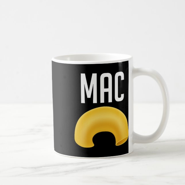 Fun Matching Macaroni And Cheese Halloween Costume Coffee Mug (Right)