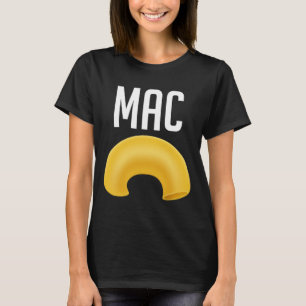 Fun Matching Macaroni And Cheese Halloween Costume T-Shirt