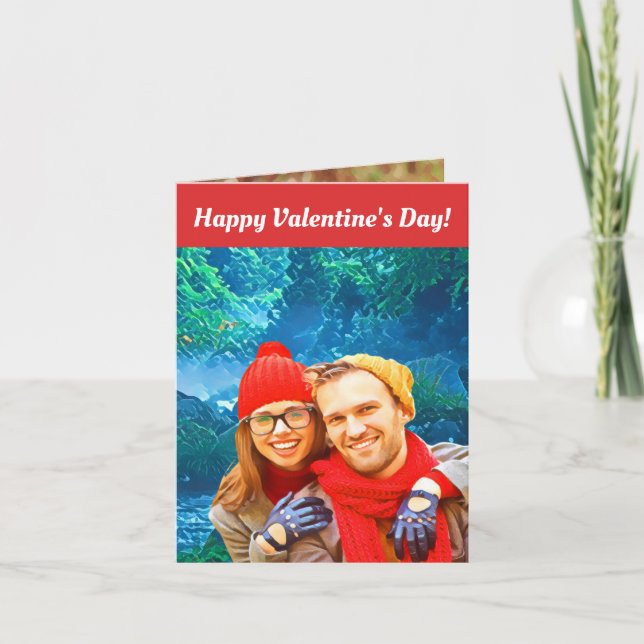 fun memory with my partner holiday card (Front)