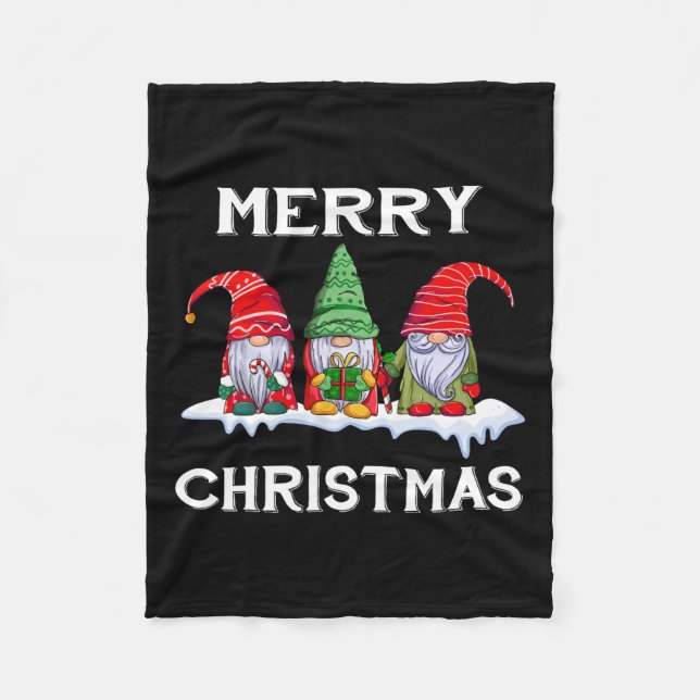 Fun Merry Christmas Family Matching Xmas New Year  Fleece Blanket (Front)