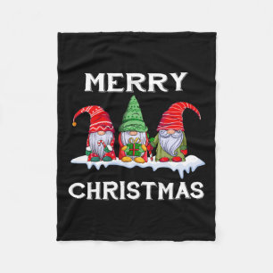 Fun Merry Christmas Family Matching Xmas New Year Fleece Blanket