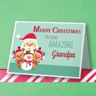 Fun! Merry Christmas Grandpa Card