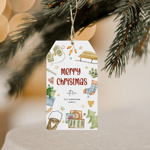 Fun 'Merry Christmas' Holiday Season Gift Tags