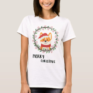 Fun Merry Christmas Santa Puppy T-Shirt