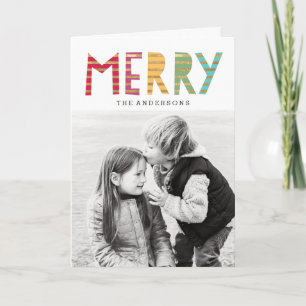 Fun Merry Holiday Greeting Card