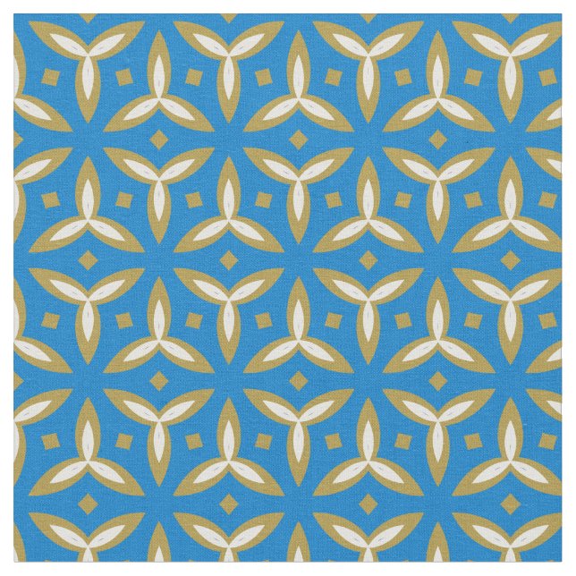 Fun Mid Century Modern Fabric (Close Up)