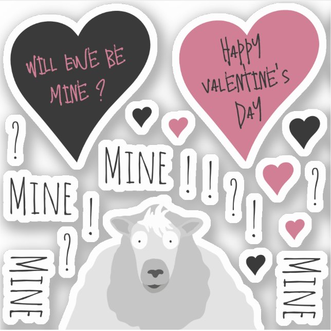 Fun Mine Mine Mine Mine Sheep Theme  (Front)