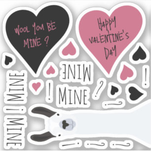 Fun Mine Mine Mine Mine Valentines Llama Theme