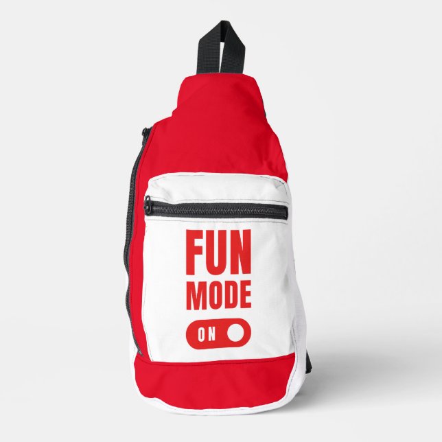 fun mode on sling bag (Front)