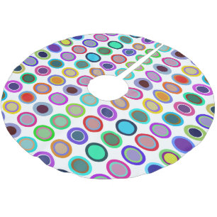 Fun Modern Christmas Tree Skirt