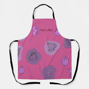 Fun Modern Quirky Tea 1 Apron