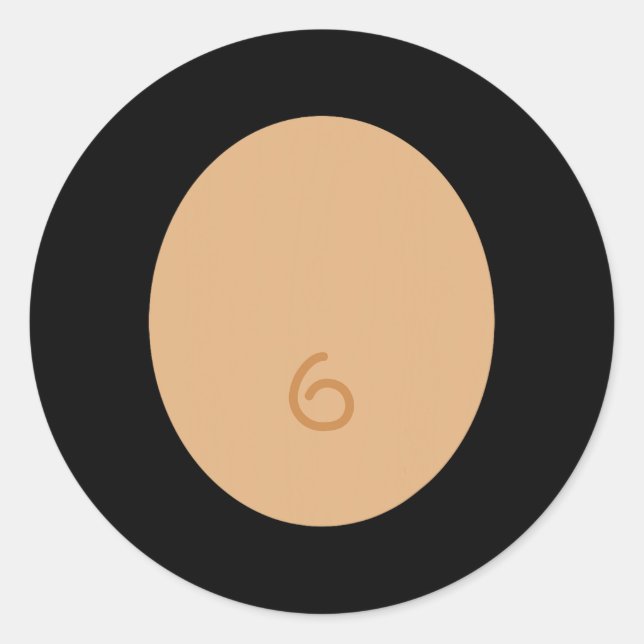 Fun Monkey Costume Suit Kids Adult Halloween  Classic Round Sticker (Front)